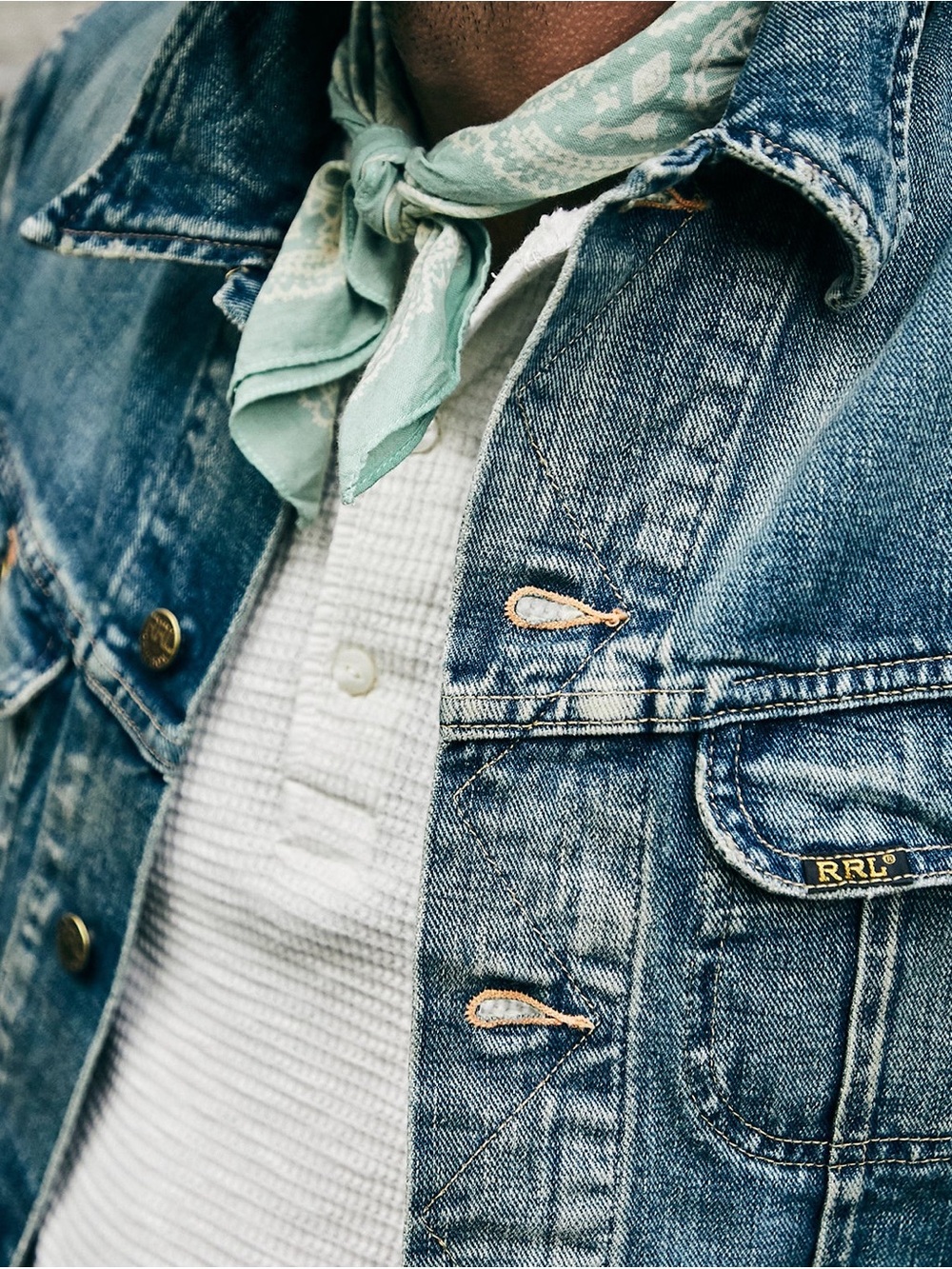 RRL Lot 271 Trucker Jacket - Leeland Wash - Picture 3 of 14